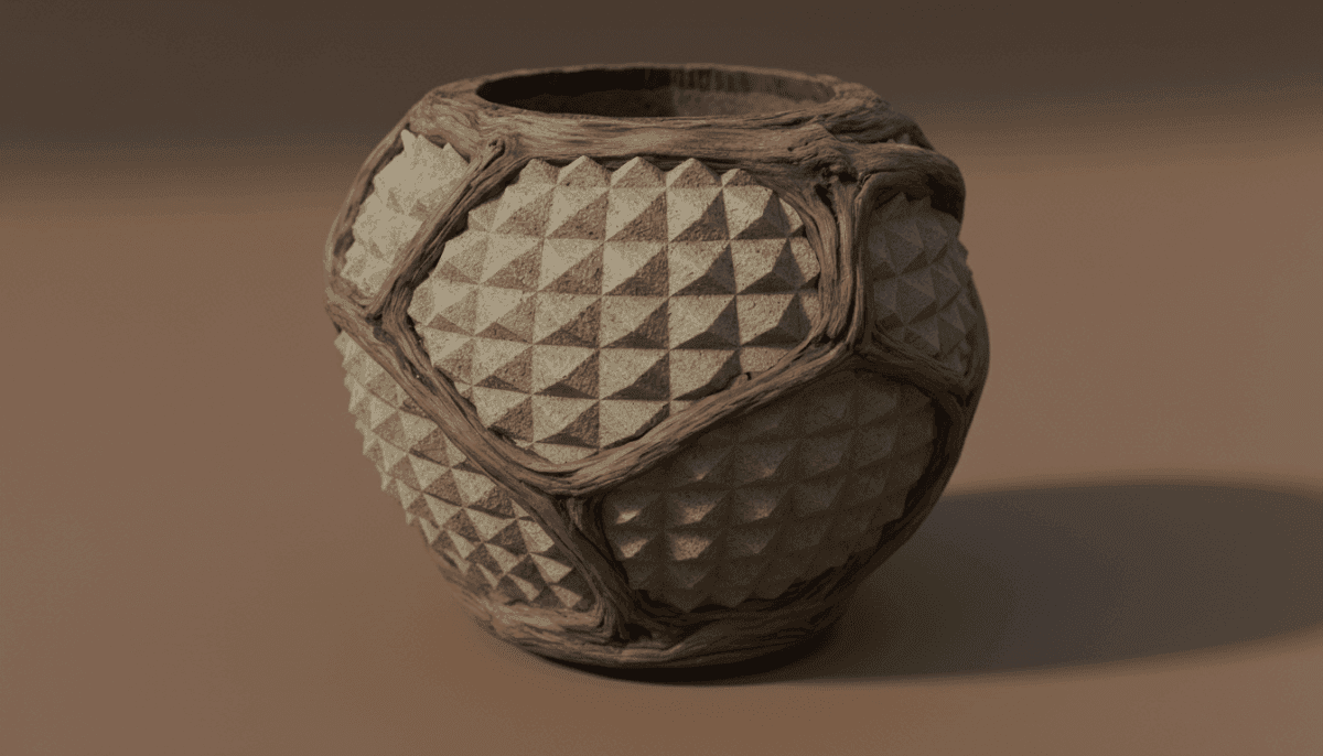Stone & Root Sculpted Planter — view 1
